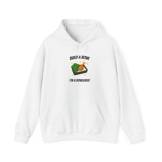 Build a Bowl "I'm a Bowliever" Graphic Hoodie